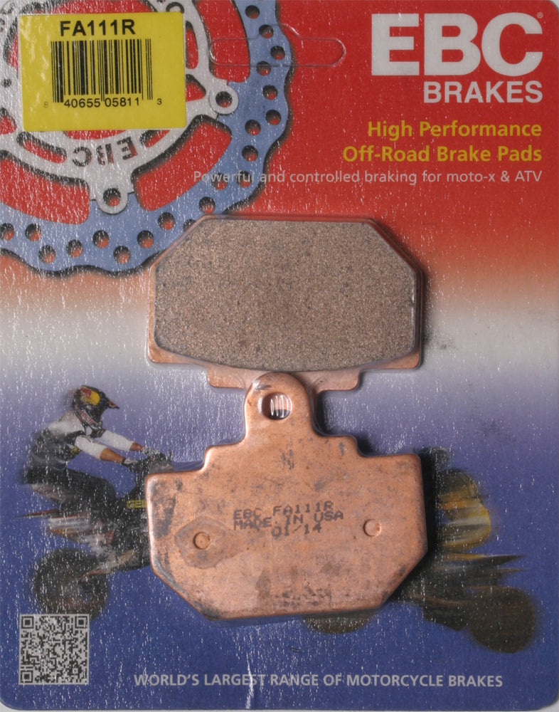 Brake Pads Fa111r Sintered R Series - 15-111R - EBC Motorcycle Brakes