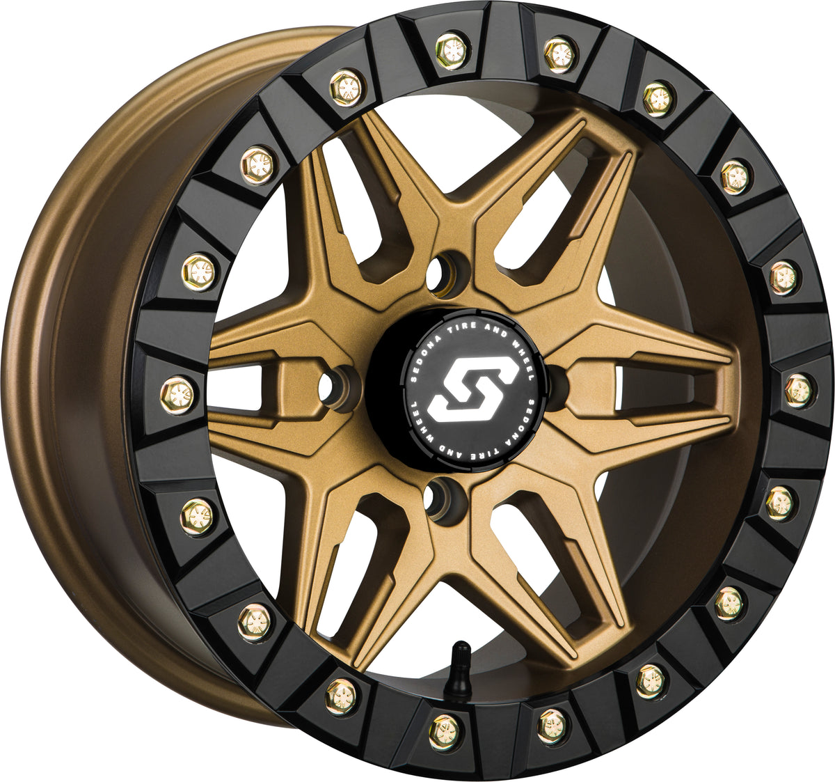 Split 6 Bdlk Wheel 14x7 4/137 5+2 (+10mm) Bronze - 570-1342 - Sedona