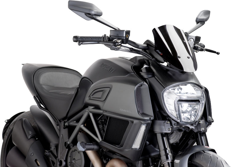 Windscreen Naked New Gen Sport Black - 561-1067BK - PUIG