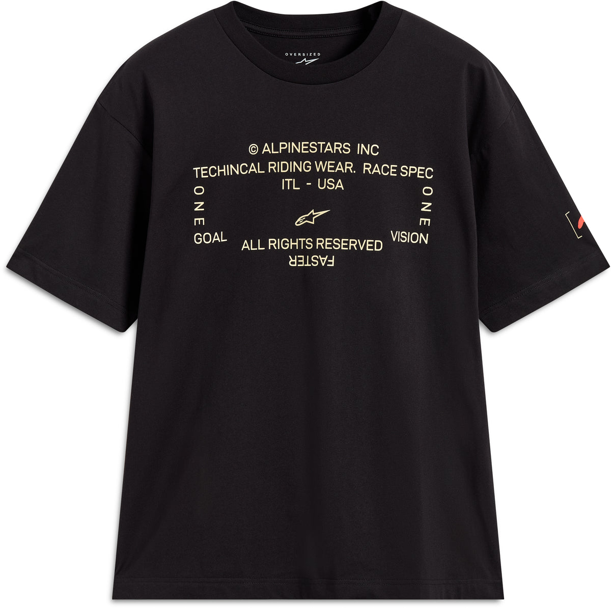 Infinity Oversized Ss Csf Tee Black Sm - 482-76431S - alpine star