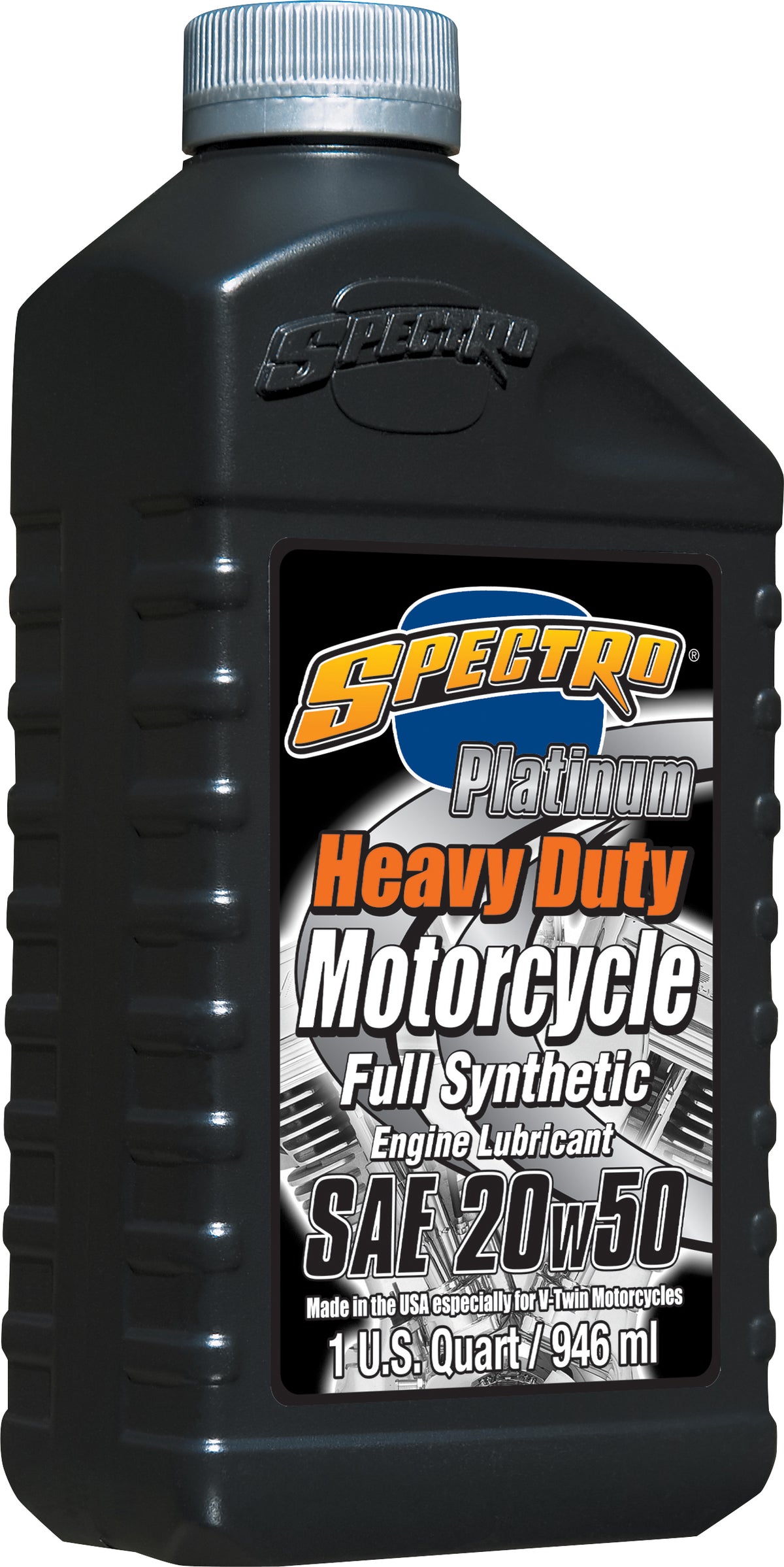Platinum M/C Full Syn Hd Oil 20w50 1qt - 582-02201 - Spectro