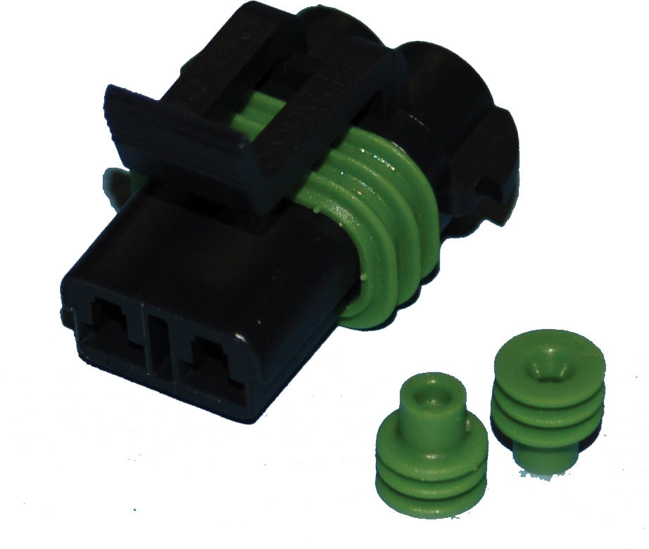 Delphi-Packard Weatherpack 2-Wire Female Connector - 850-08408 - Namz
