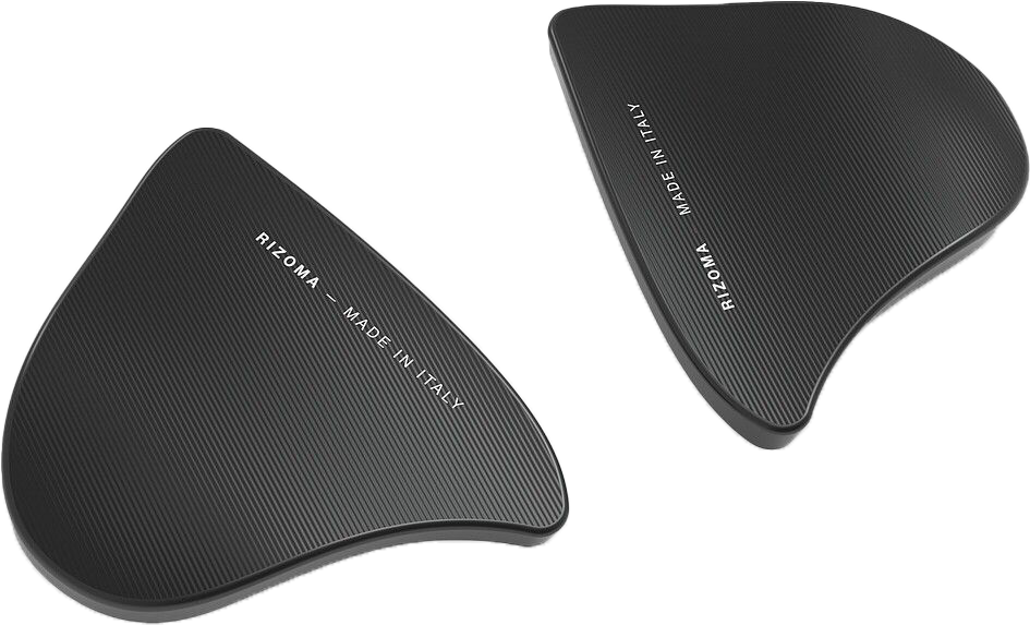 Mirror Block Off Plates Pair Black Yam - 58-ZYF041B - RIZOMA