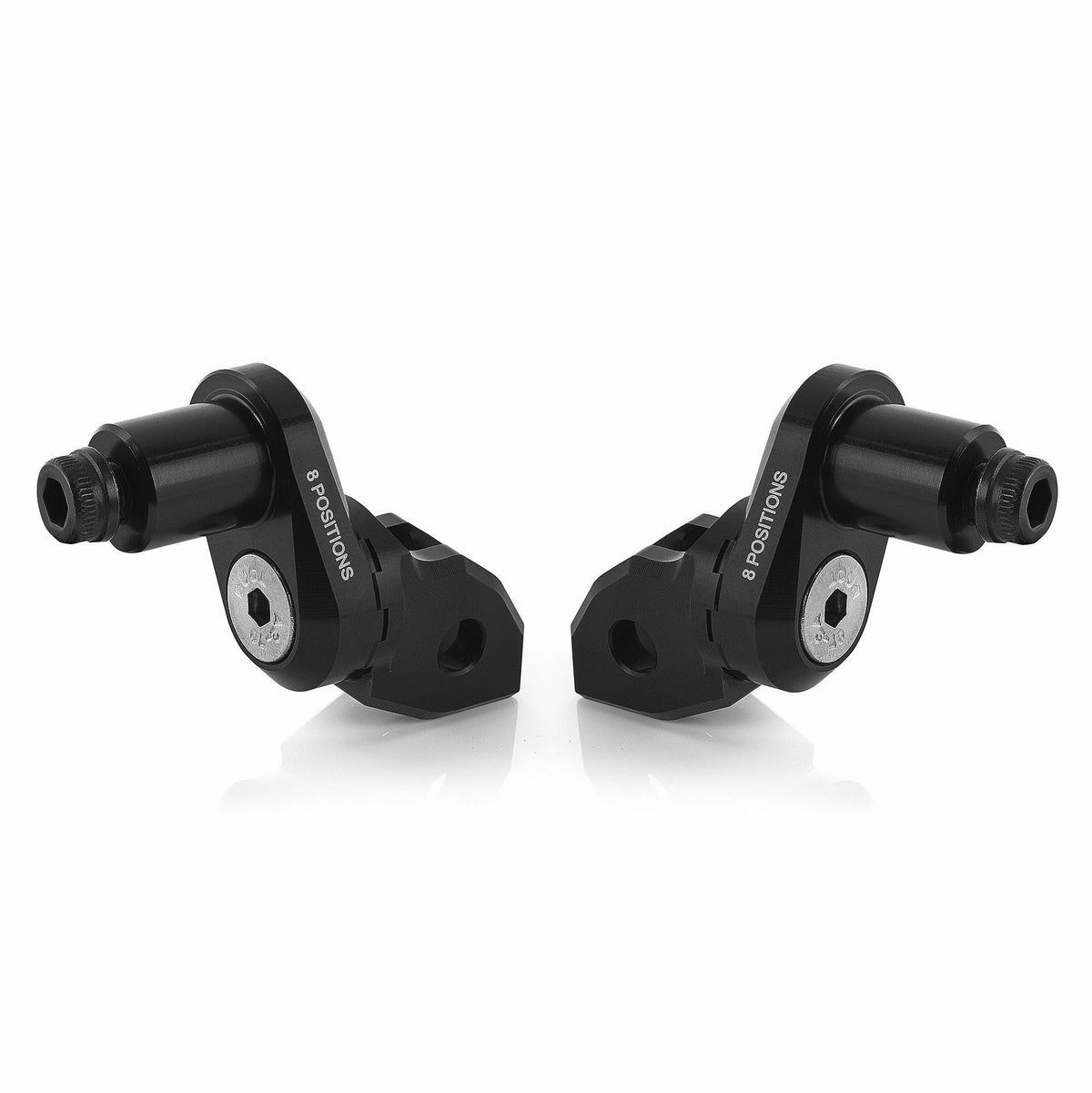 Eccesntric Footpeg Mount Kit Rider Adjust Black Pr - 58-PE772B - RIZOMA