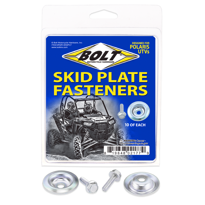 Utv Skid Plate Fasteners Skid Plate Washer/Bolt  10 Ea - 020-0161 - BOLT