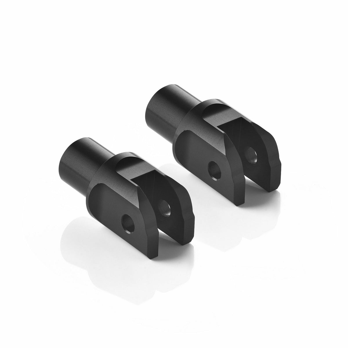 Footpeg Mount Kit Rider Black Pr - 58-PE709B - RIZOMA