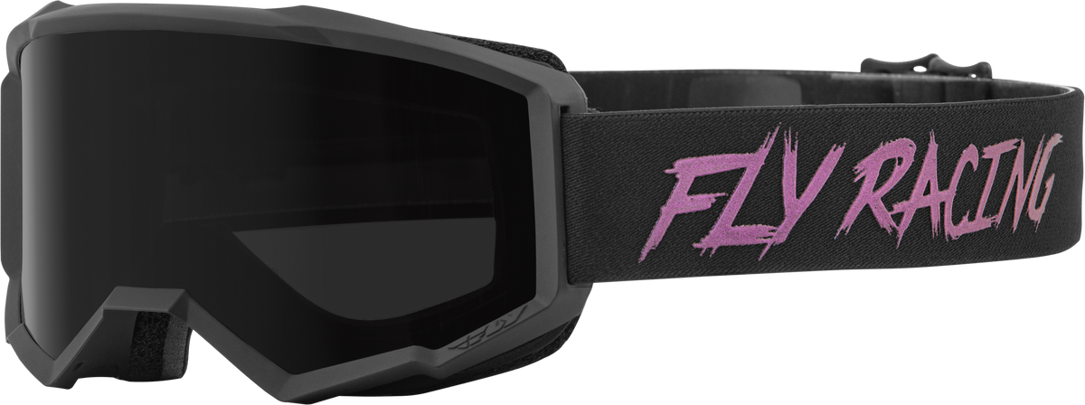 Zone W/C Goggle Black/Fusion W/Dark Smoke Hydrophoc Lens - 37-51671 - Fly Racing
