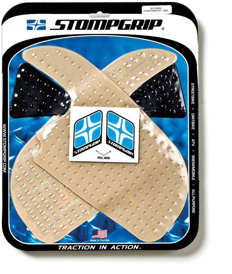 Tank Pad Kit Volcano Clear/Black - 655-2014 - Stompgrip
