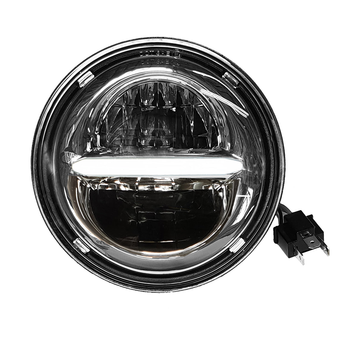Classic Led Headlight 7" W/Drl Chrome - 226-0100 - Pathfinder
