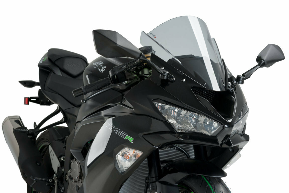 Windscreen Racing Smoke Kaw - 561-03177S - PUIG