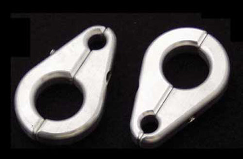 Brake Line Clamp 1"Arm X 5/16" Line (Silver) - 28-42603 - ModQuad