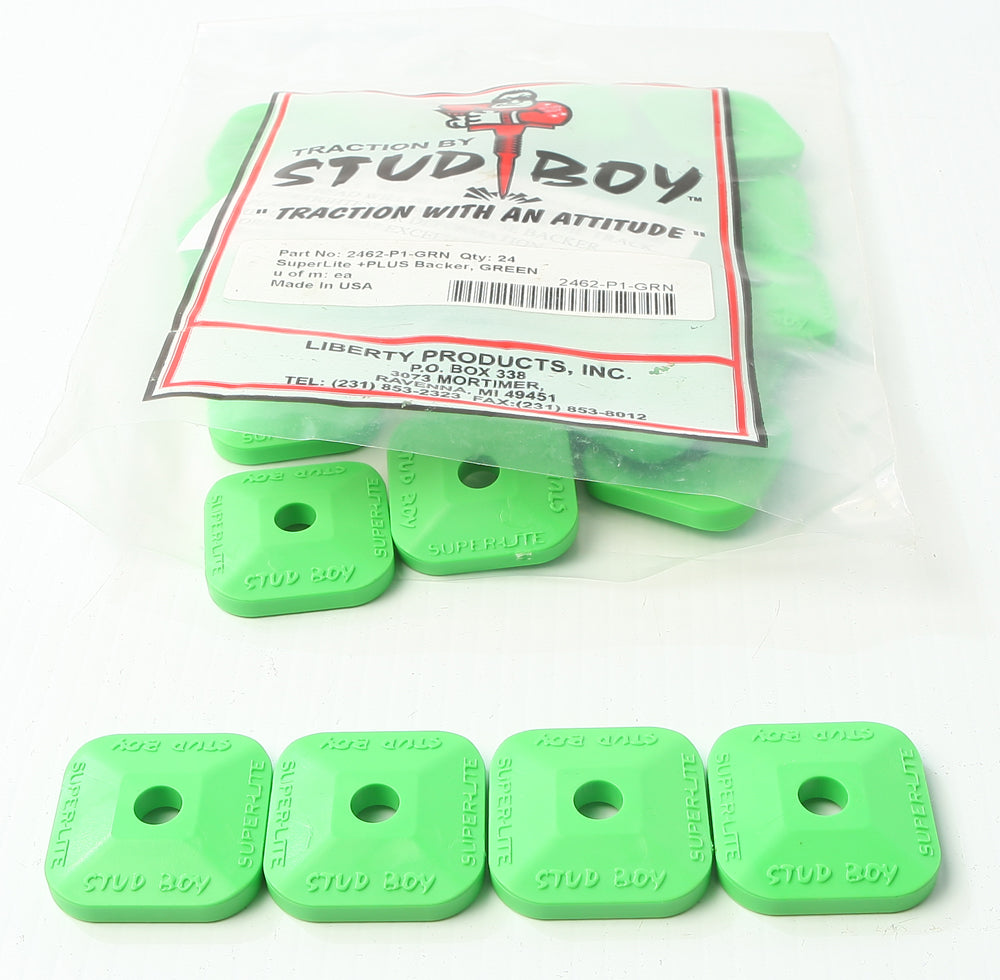 Super-Lite Plus Backers Green 24/Pk - 18-3394-24 - Stud Boy