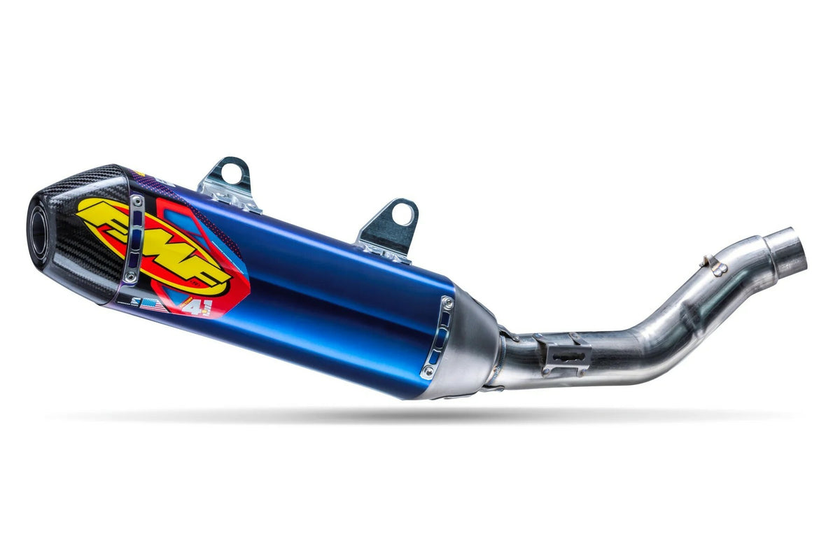 Factory 4.1 Rct S/O Ti Ano W/Carb Cap Tri - 79-045700 - FMF Racing