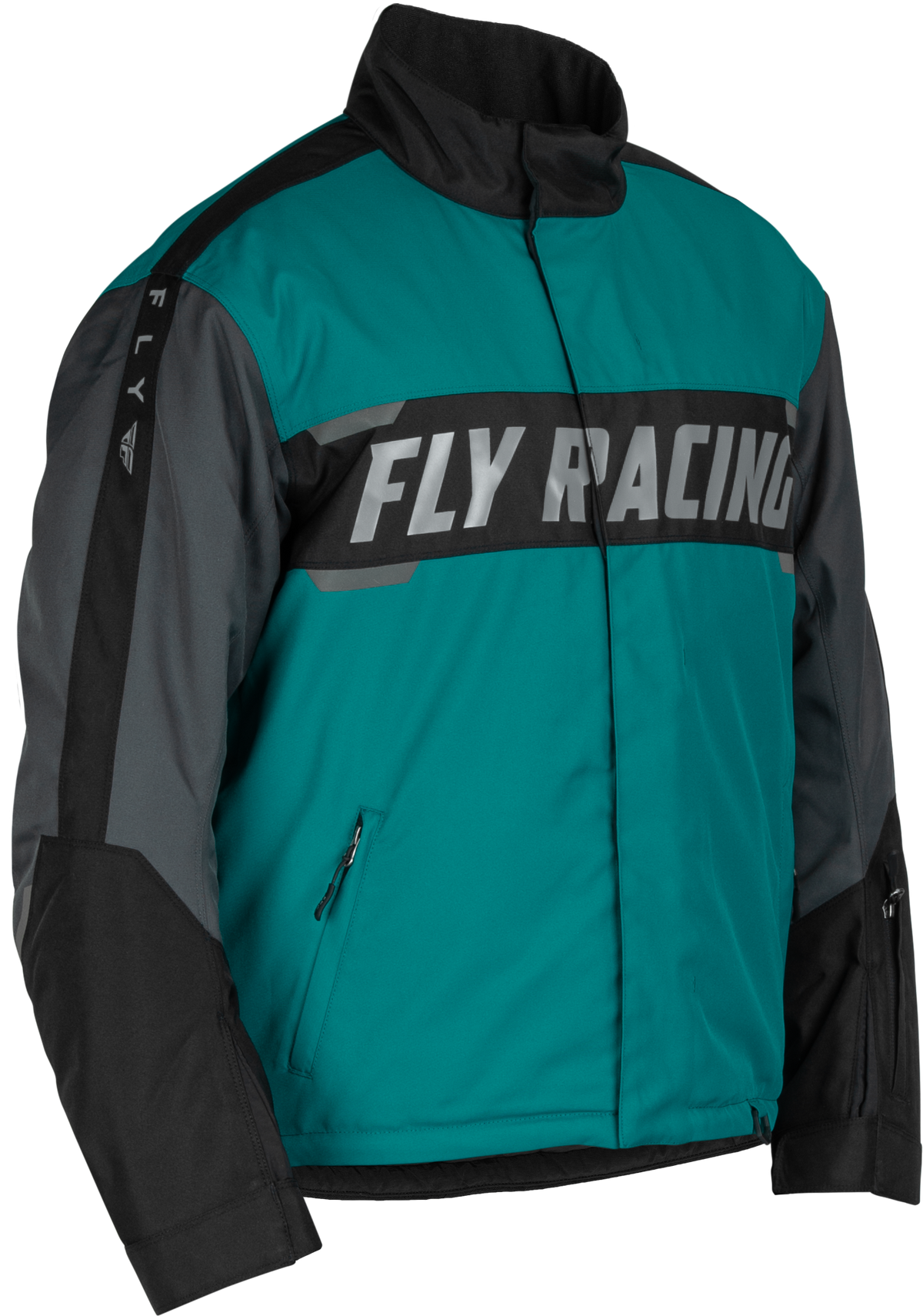 Outpost Jacket Black/Teal/Orange 2x - 470-55012X - Fly Racing