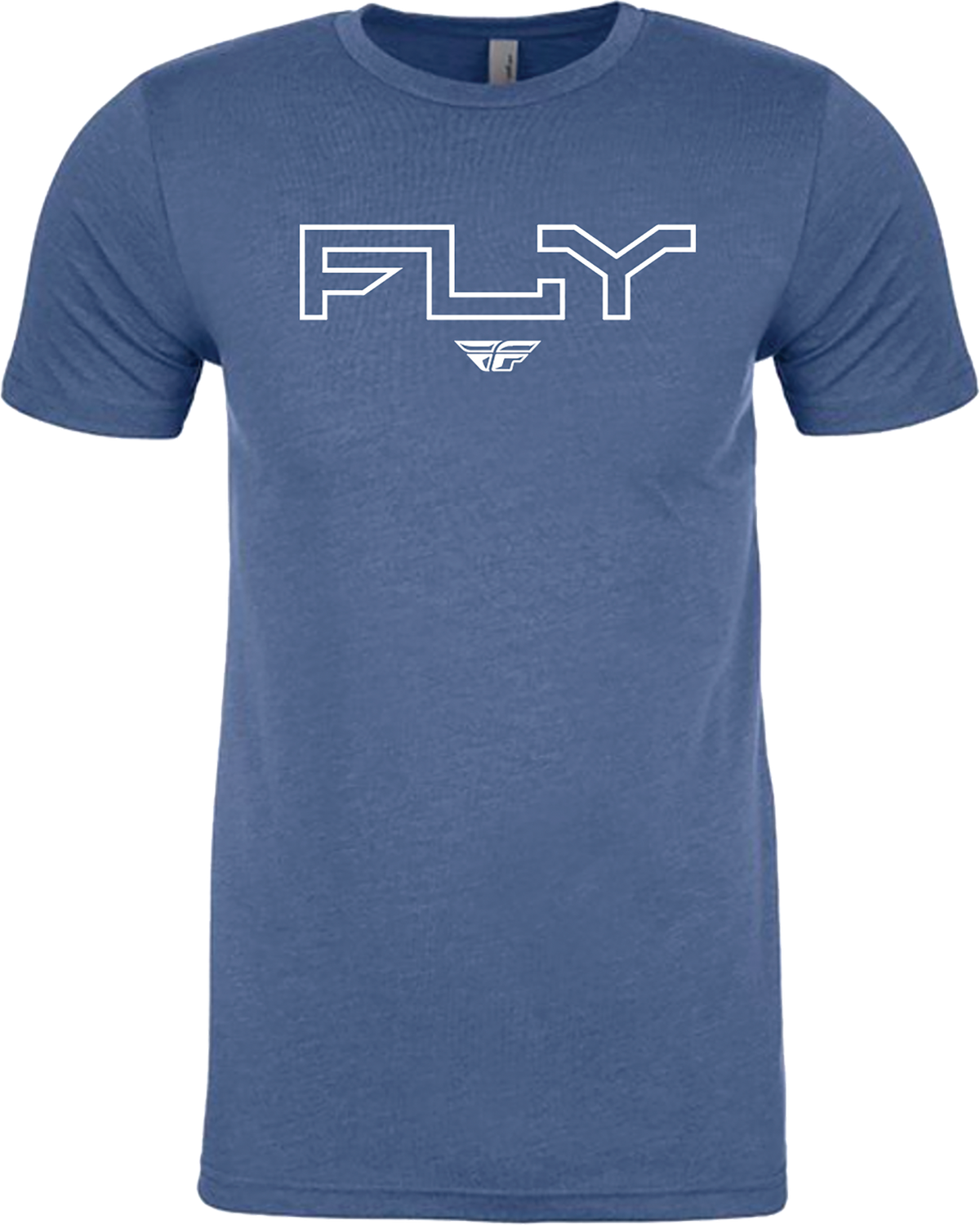 Fly Edge Tee Cool Blue Heather 2x - 354-03102X - Fly Racing