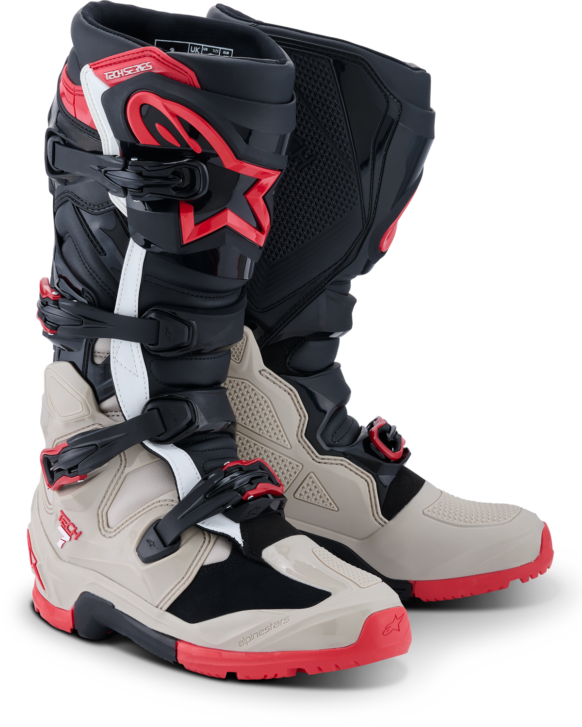 Tech 7 Enduro Blk/Light Gry/Bright Red 8 - 482-0016708 - alpine star
