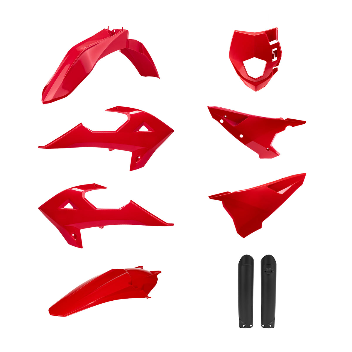Full Plastic Kit Red - 64-91630 - Polisport Plastics