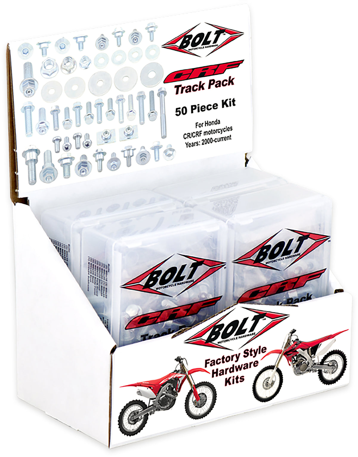 Crf Track Pack 6/Pk Display - 020-00112D - BOLT
