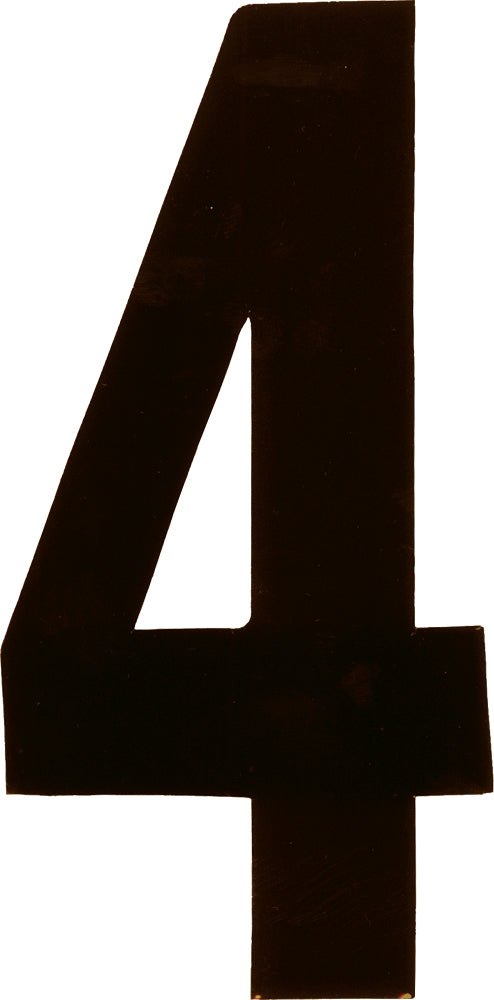 #4 4" Black Extreme Digits 3/Pk - 09-6234 - Dirt Digits