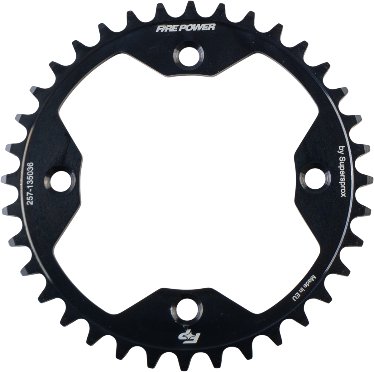 Rear Sprocket Steel 36t Blk - 257-135036 - Fire Power
