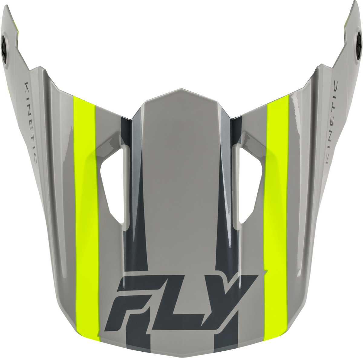 Kinetic Sync Helmet Visor Grey/Hi-Vis Xs/Sm - 73-2004VS - Fly Racing