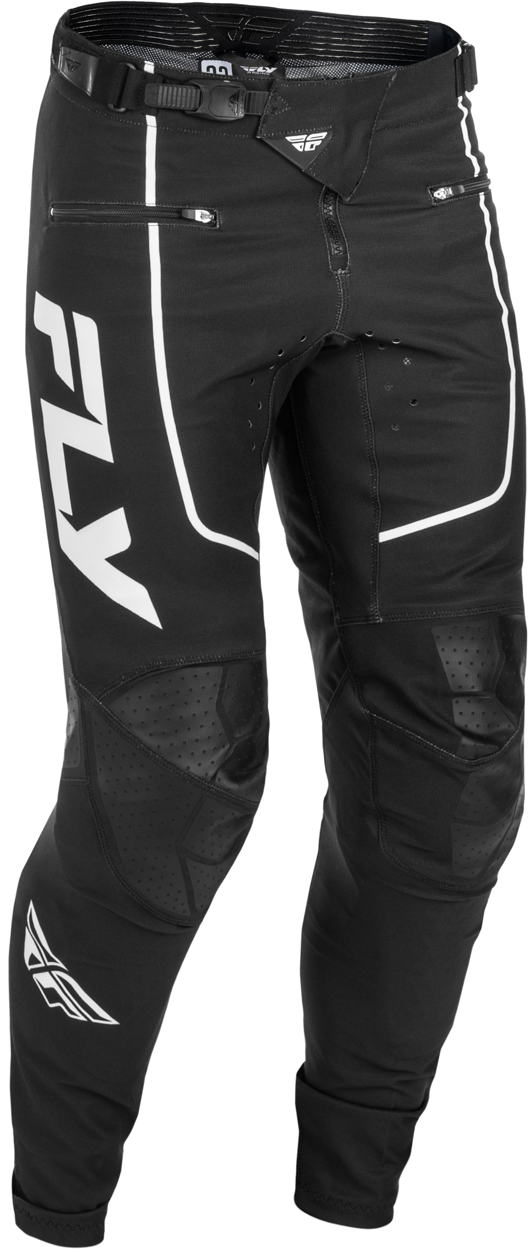 Youth Rayce Bicycle Pants Black/White Sz 24 - 379-06024 - Fly Racing