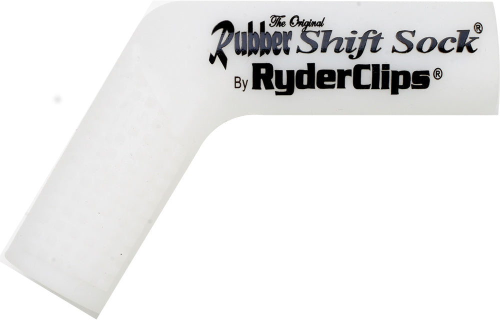 Rubber Shift Sock (White) - 26-7200W - Ryder Clips