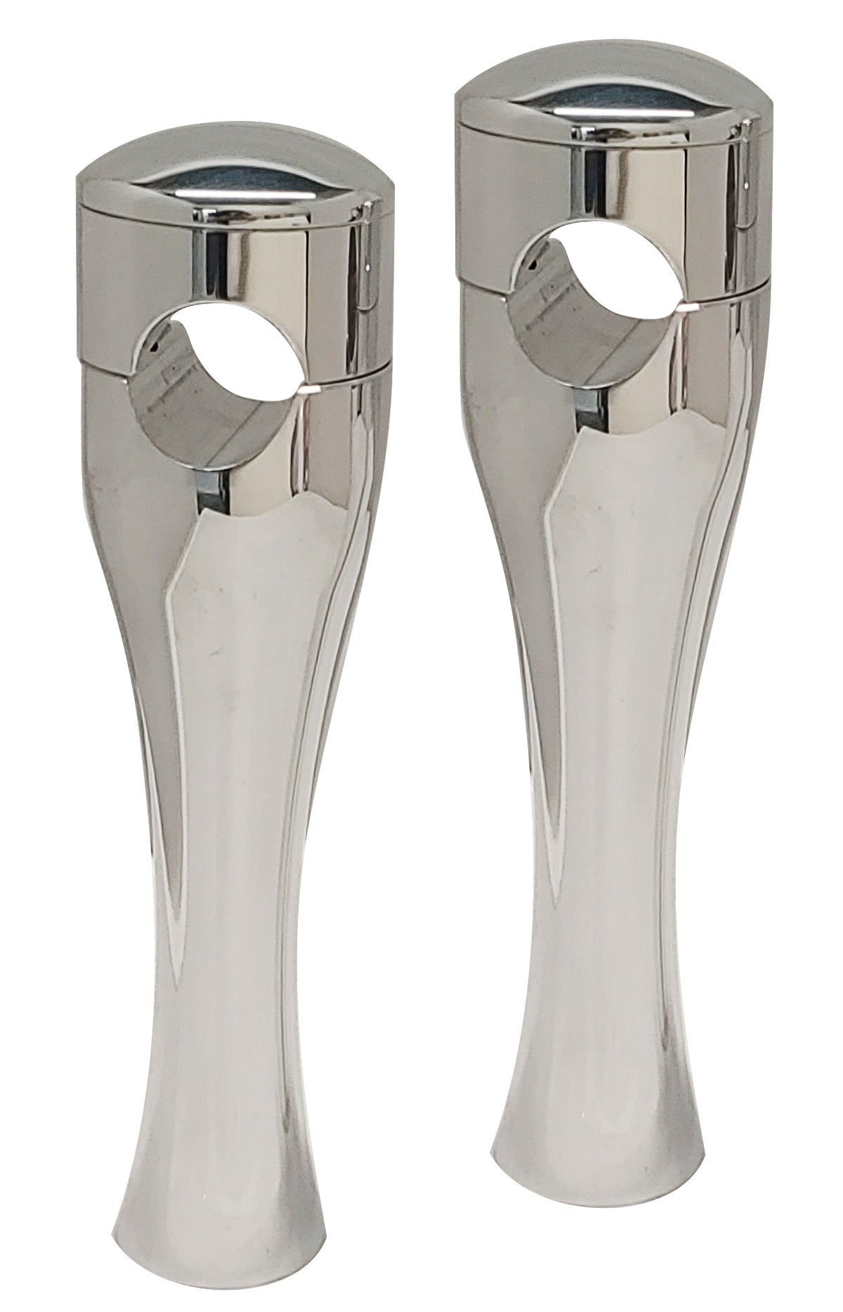 8" Hourglass Riser 1" Bars Fx & Xl Chrome - 811-20085 - Accutronix
