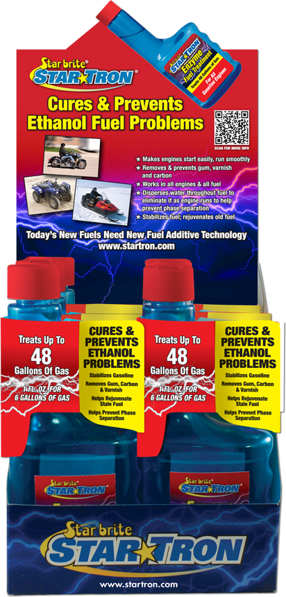 Enzyme Fuel Treatment 8oz 6/Pk W/Counter Display - 57-1141 - Star brite