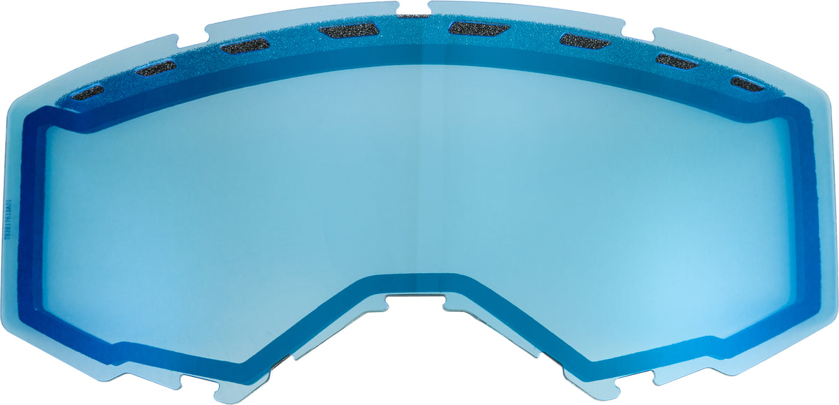 Dual Lens With Vents Adult Sky Blue Mirror/Blue Lens - 37-5455 - Fly Racing