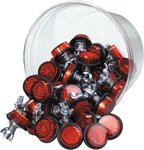 Mini-Reflectors Red 150/Pk - 60-1344 - Chris Products