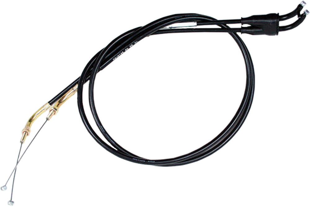 Black Vinyl Throttle Push-Pull Cable Set - 70-4144 - Motion Pro