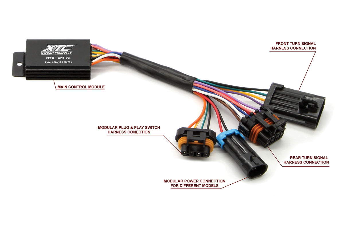 Auto Turn Signal Kit W/ Horn And Front Drl Lights Can - 630-1371 - XTC POWER PRODUCTS