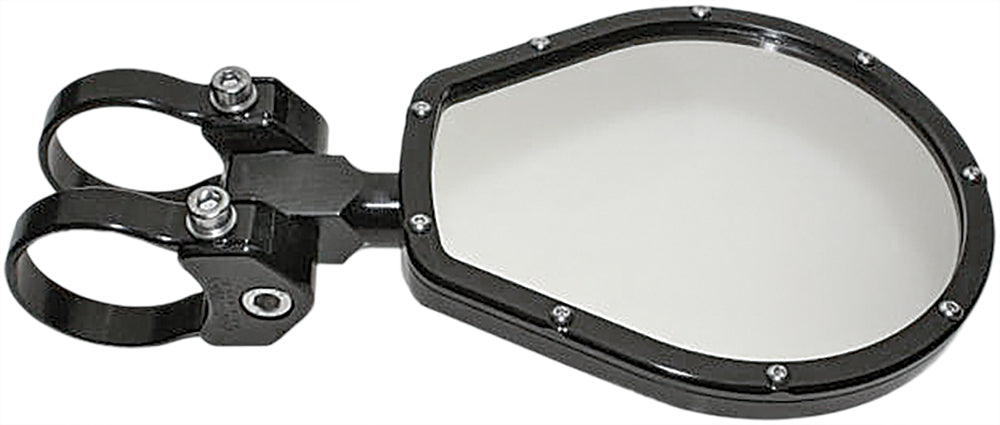 6" Round Folding Side Mirror 2 Clamps Needed - 12-9173 - AXIA ALLOY