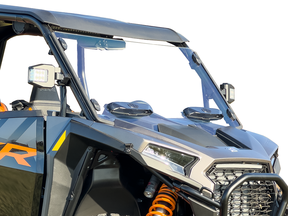 Front Vented Windshield Polaris Rzr Xp - 63-1704 - Spike Powersports