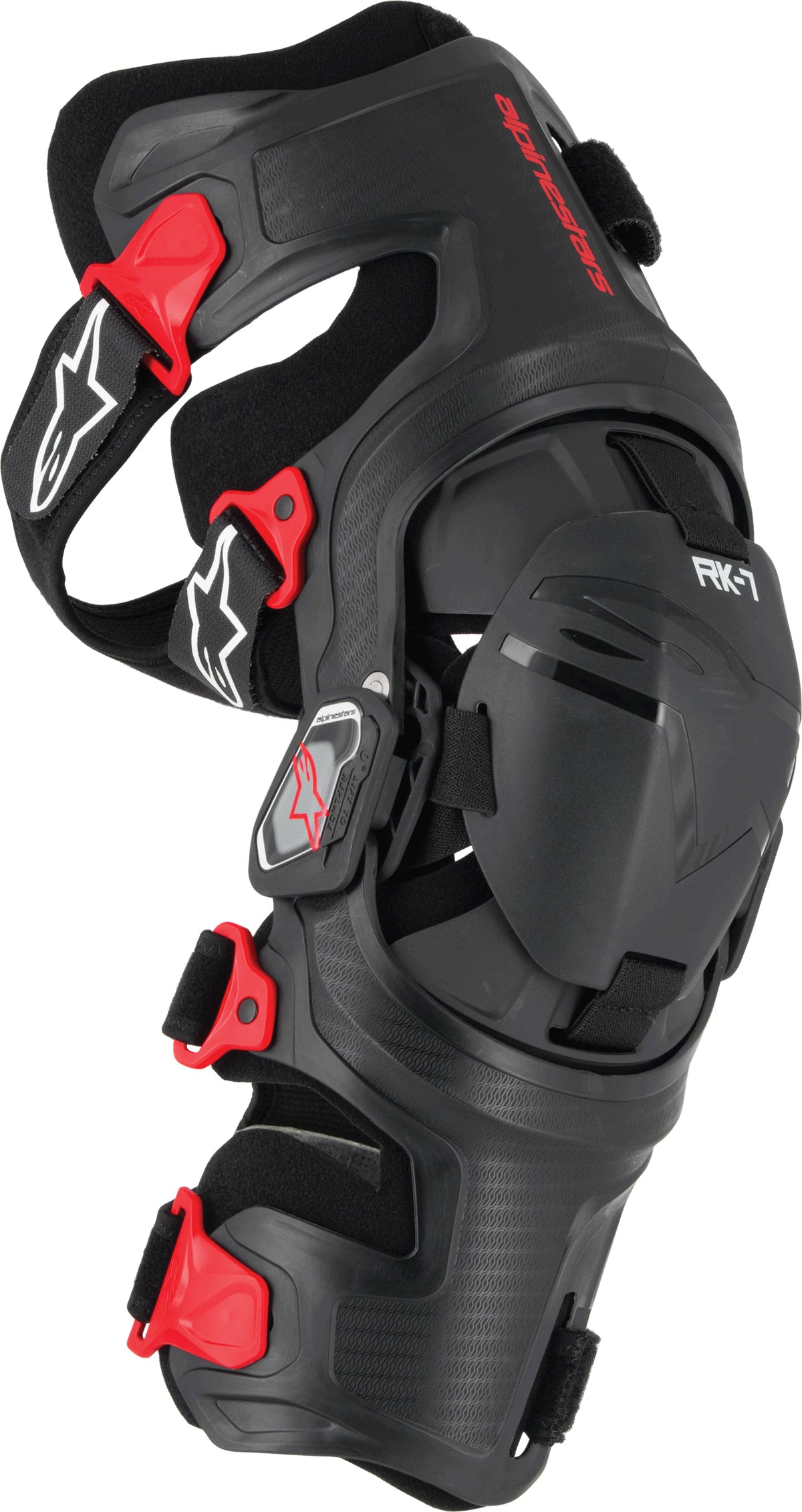 Rk-7 Plasma Knee Brace Black/Red Md - 482-00072M - alpine star
