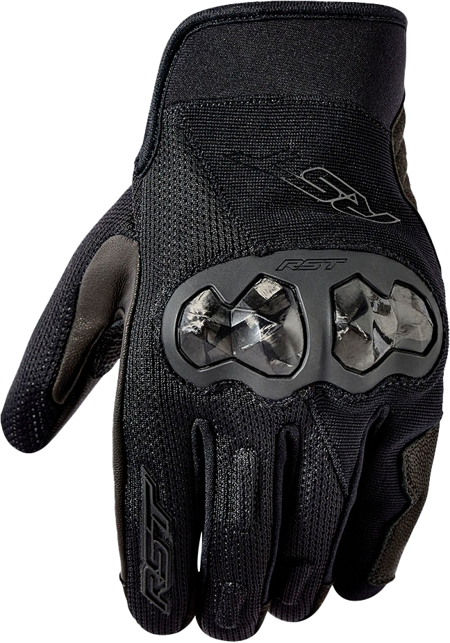 Womens Jetstream Glove Black Textile Lg - 556-3689008 - RST