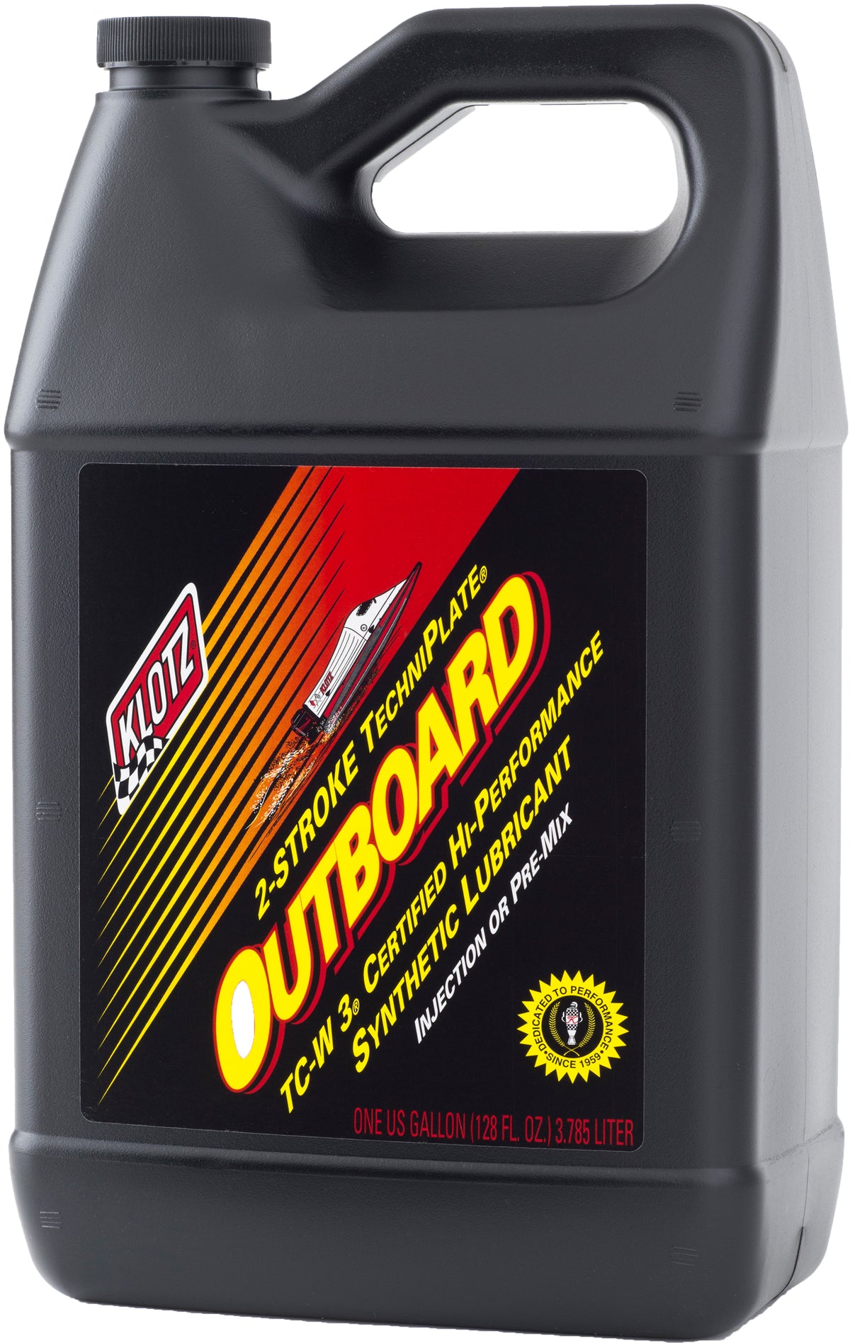 2t Outboard Techniplate Oil 1 Gal (4/Case  Sold Ea) - 842-0083 - Klotz Oil