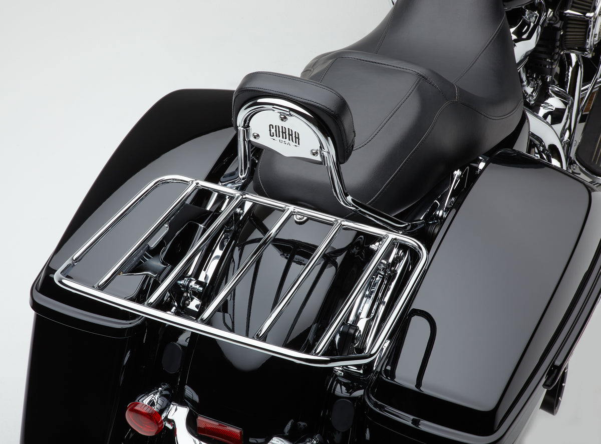 Detach Backrest Short Chrome Flh/Flt 09-25 - 82-96521 - Cobra