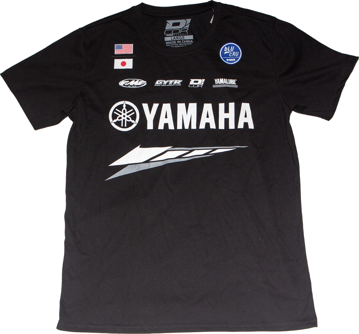 Yamaha Factory T-Shirt Black Xxl - 862-811412X - DCOR