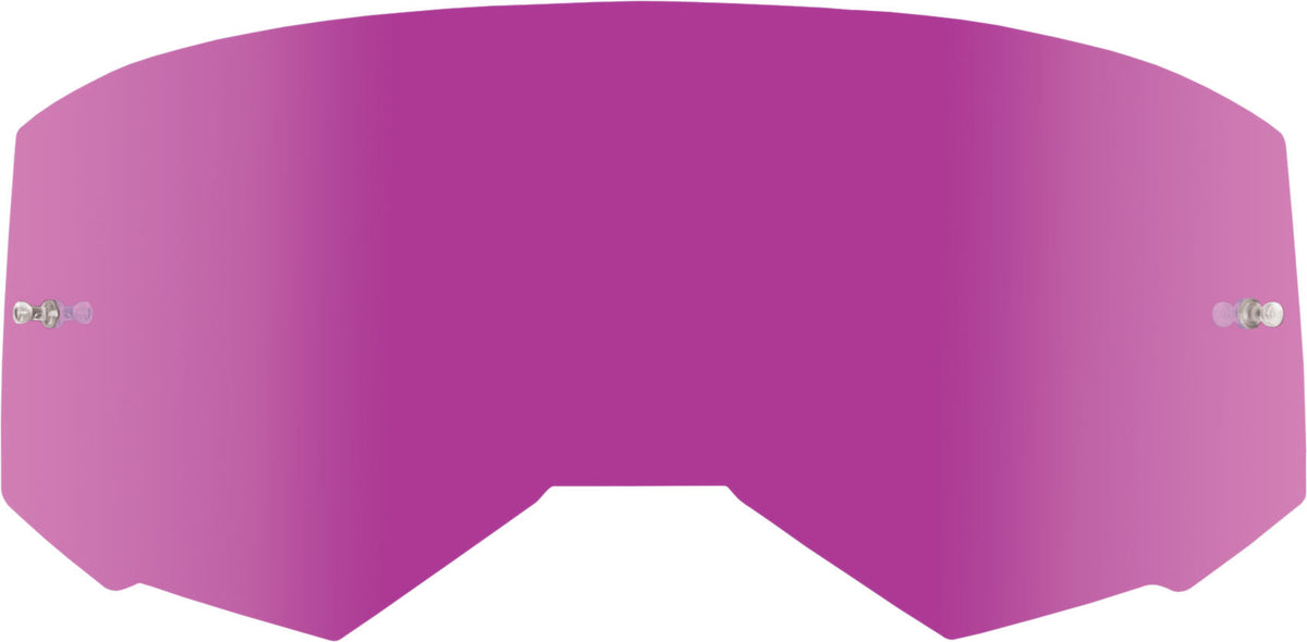 Single Lens W/Post Adult Pink Mirror/Smoke - 37-5429 - Fly Racing