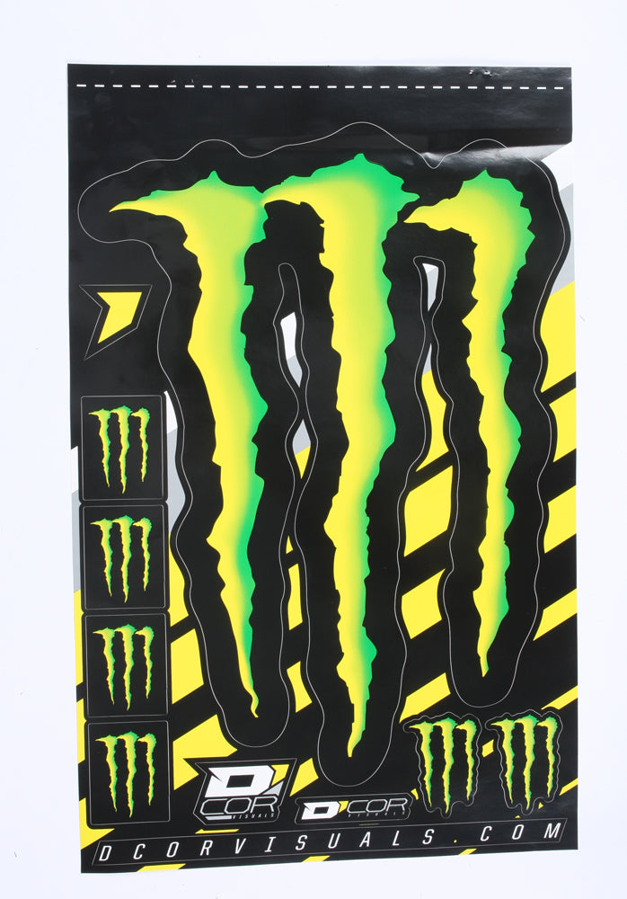 Monster Claw Decal Sheet 4 Mil - 862-90103 - DCOR
