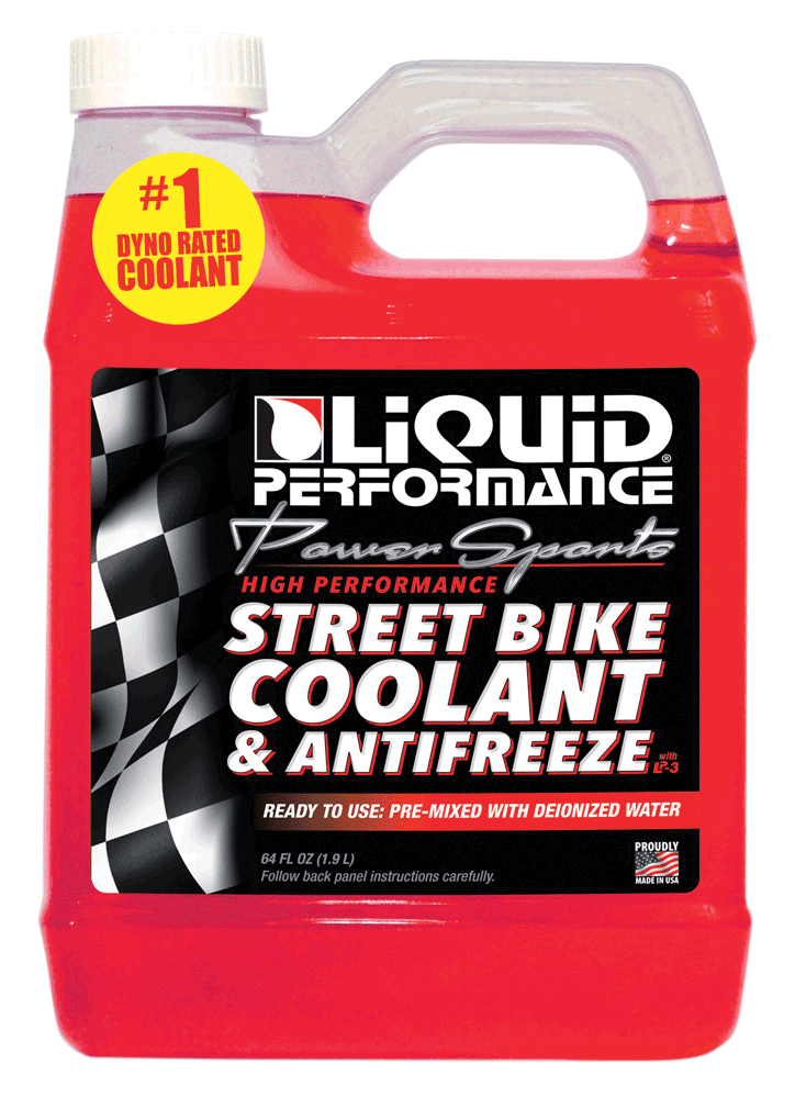 Street Bike Coolant & Antifreeze 64oz - 80-0215 - Liquid Performance