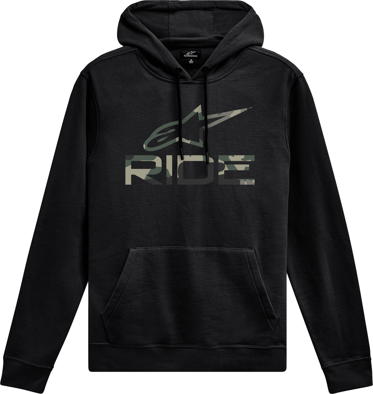 Ride Camo Hoodie V3 Black 2x - 482-732462X - alpine star
