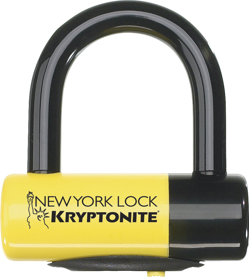 New York Disc Lock Black/Yellow - 57-9727 - Kryptonite Locks