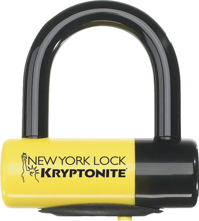 New York Disc Lock Black/Yellow - 57-9727 - Kryptonite Locks