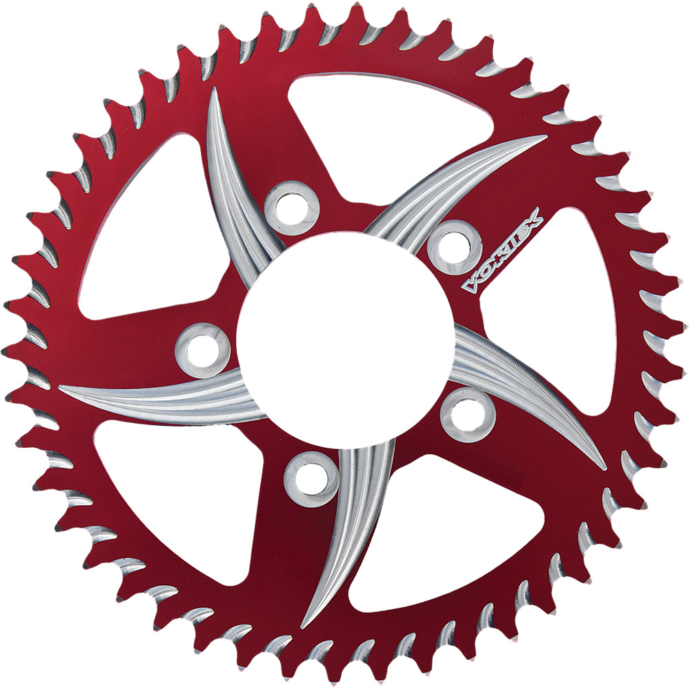 Rear Cat5 Sprocket Aluminum 41t-530 Red Kaw - 3-427ZR41 - VORTEX