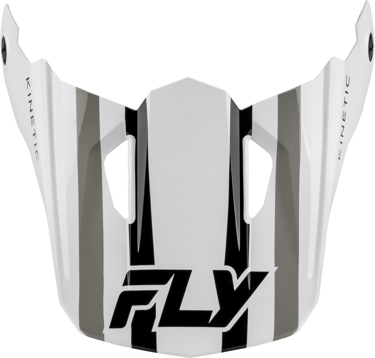 Kinetic Sync Helmet Visor White/Black/Grey Xs/Sm - 73-2001VS - Fly Racing