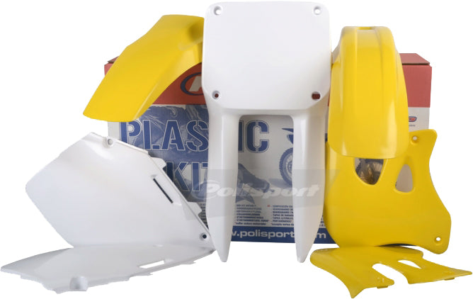Plastic Body Kit Yellow - 64-90093 - Polisport Plastics