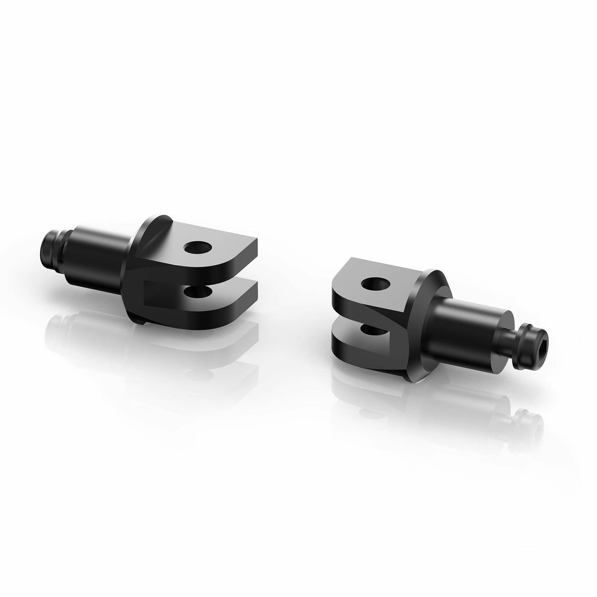 Footpeg Mount Kit Rider Black Pr - 58-PE672B - RIZOMA